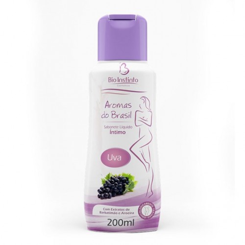 Sabonete Íntimo Uva - Aromas do Brasil - 200ml